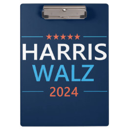 Harris Walz 2024 voor President Klembord