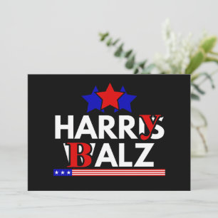 Harris Walz 24 Harry Balz 2024 Meme Democraten Kaart