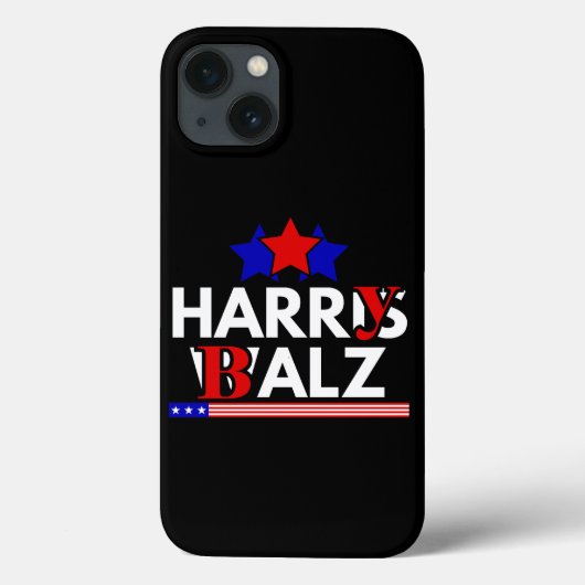 Harris Walz 24 Harry Balz 2024 Meme Democratics Case-Mate iPhone Case (Achterkant)