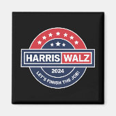 Harris Walz 24 Kamala Harris Madam President 2024 Magneet (Voorkant)