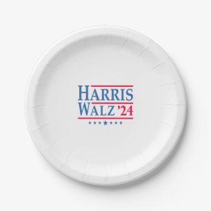 Harris Walz 24 Papieren Bordje
