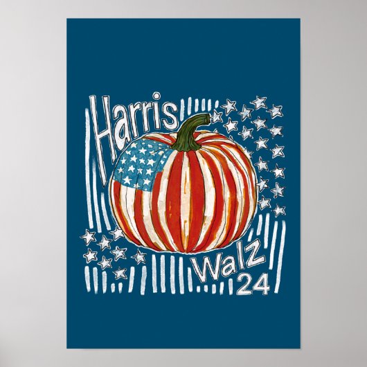 Harris Walz 24 Poster (Voorkant)