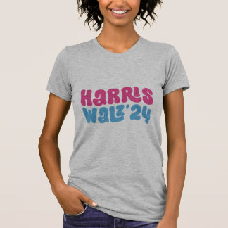 Harris Walz '24 Retro Campaign Graphic - Vibrant D T-shirt