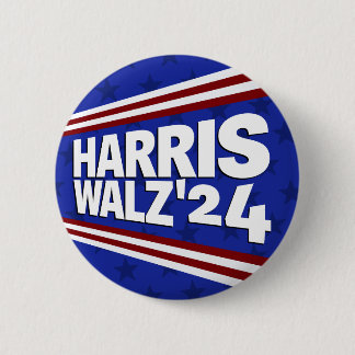 Harris Walz '24 Ronde Button 5,7 Cm