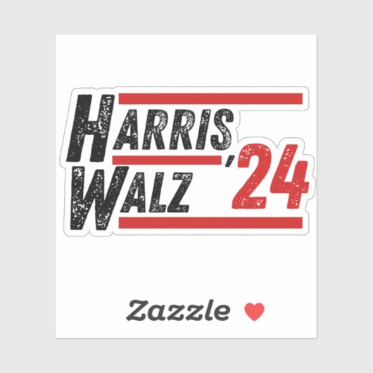 Harris Walz '24 Sticker (Vel)