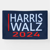 Harris Walz Bannière de l'élection présidentielle  (Horizontal)