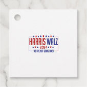 Harris Walz Bedankjes Labels (Voorkant)