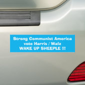 HARRIS WALZ BUMPERSTICKER (Op auto)