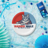 Harris Walz Campaign Papieren Bordje (Feest)