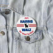 Harris Walz Campaign Ronde Button 7,6 Cm (In situ)