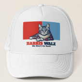 Harris Walz Campaign Trucker Pet (Voorkant)
