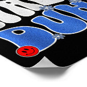 Harris Walz Duh! Grappige verkiezingsstemming Poli Poster (Hoek)