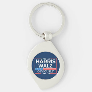 Harris Walz. Duidelijk. Kamala Harris Tim Walz Sleutelhanger