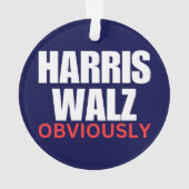 Harris Walz ÉVIDEMMENT | Harris Walz 2024 Évidemme (dos)
