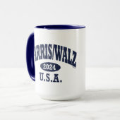 Harris Walz Football Mug (Devant gauche)