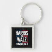 Harris Walz heeft de Harris Waltz 2024 verkiezinge Sleutelhanger (Voorkant)