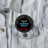 HARRIS WALZ Hope maakt comeback Ronde Button 7,6 Cm (In situ)