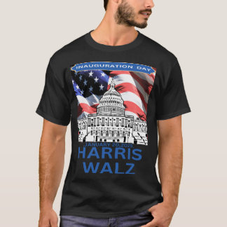 Harris Walz Inauguration day US president January T-shirt