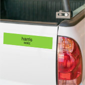 Harris Walz is Brat Bumpersticker (Op Truck)