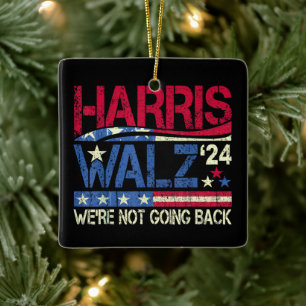 Harris Walz Kamala Harris 2024 Tim Walz Keramisch Ornament