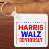 Harris Walz Kamala Harris voor President Sleutelhanger (Voorkant)