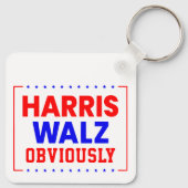 Harris Walz Kamala Harris voor President Sleutelhanger (Achterkant)