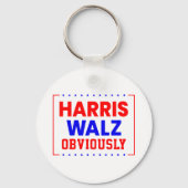 Harris Walz Kamala Harris voor President Sleutelhanger (Achterkant)
