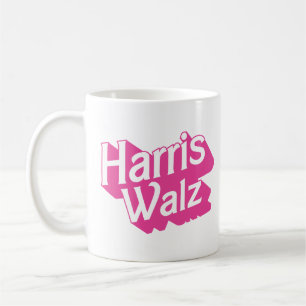 Harris Walz Pink Koffiemok