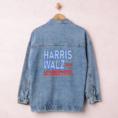 Harris Walz presidentsverkiezingen 2024 Denim Jacket (Hangar)