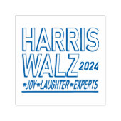 Harris Walz presidentsverkiezingen 2024 Zelfinktende Stempel (Design)