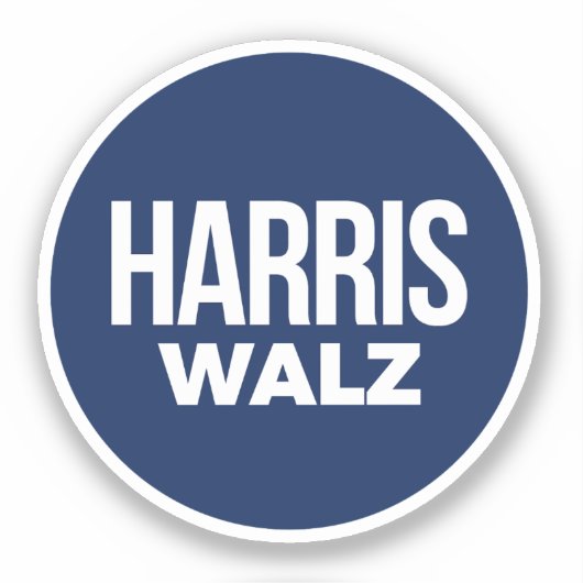 Harris Walz Sticker (Voorkant)