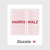 Harris / Walz Sticker (Vel)