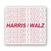 Harris / Walz Sticker (Voorkant)