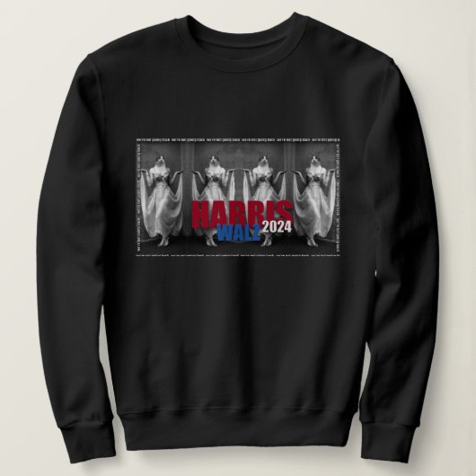 Harris-Walz sweatshirt 2024 (Design devant)