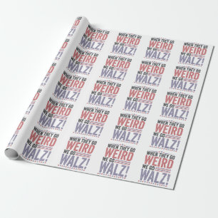 Harris Walz Verkiezing Als Zij Raar Gaan Doen Wij Cadeaupapier