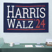 Harris Walz Verkiezingen 2024 I Spandoek (Beurs)