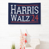 Harris Walz Verkiezingen 2024 I Spandoek (Insitu)