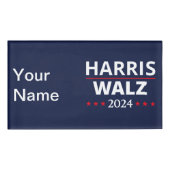 Harris Walz Verkiezingen 2024 III Naambadge (Voorkant)