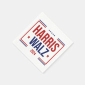 Harris Walz verkiezingscampagne Servet (Hoek)