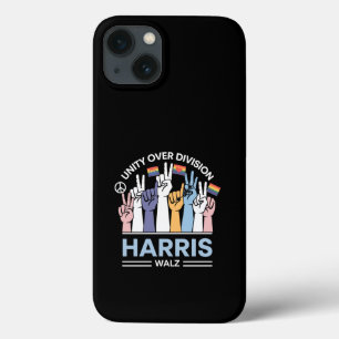 Harris Walz Wals 2024 Eénheid Boven Verdeeldheid iPhone 13 Hoesje