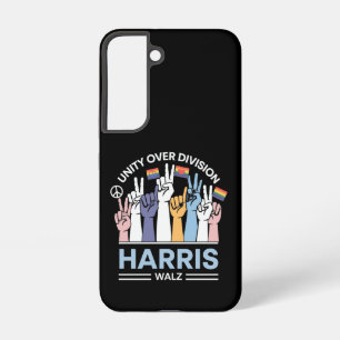 Harris Walz Waltz 2024 Eenheid over Divisie Samsung Galaxy Hoesje