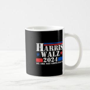 Harris Walz Waltz 2024 We gaan niet terug tank Koffiemok