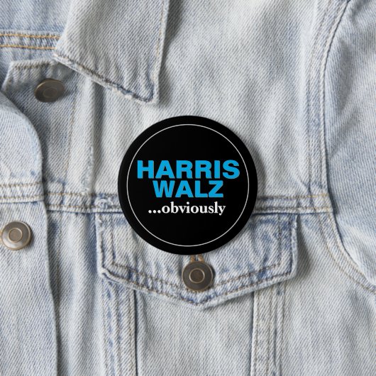 HARRIS WALZ Yard Campaign Ronde Button 7,6 Cm (In situ)