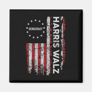 Harris WAlzheimer 2024 Harris Waltz Vp President 4 Magneet