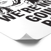 Harris, we gaan niet terug naar 2024 poster (Hoek)