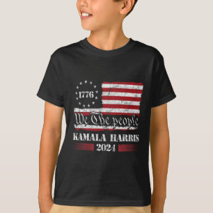 Harris Wij, het volk, de Amerikaanse vlag T-shirt