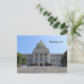 Harrisburg PA Carte postale Travel Keepsakol Capit (Debout devant)
