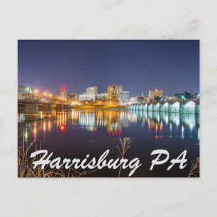 Harrisburg Pennsylvania skyline Briefkaart