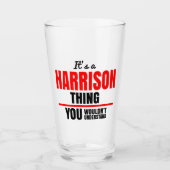 Harrison ding dat je niet zou begrijpen glas (Voorkant)