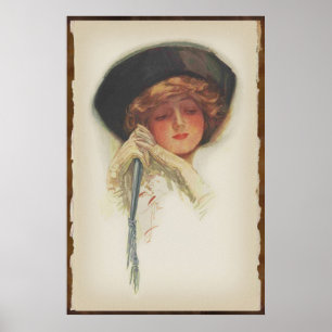 Harrison Fisher Art: American Girl Print #1
